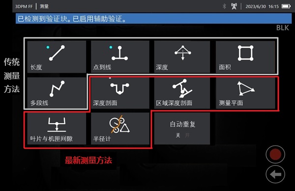 韦林工业内窥镜的测量方法